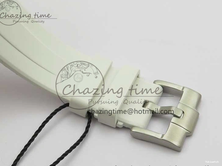 Best Phantomlab Edition 3AF White Dial Submariner VR3135 on Strap Rubber Blue Transparent Light 1109